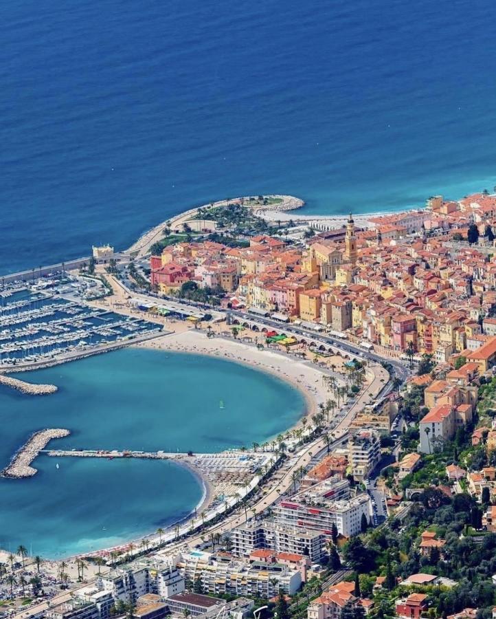 Sablettes Beach-Plage-Vue Mer-Centre Ville Menton Extérieur photo