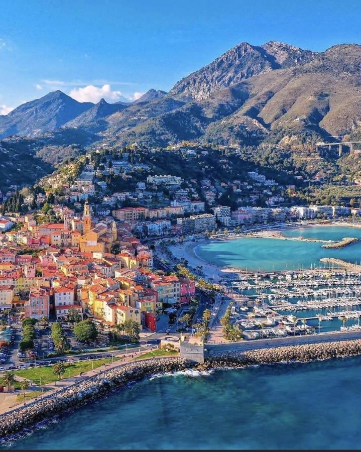 Sablettes Beach-Plage-Vue Mer-Centre Ville Menton Extérieur photo